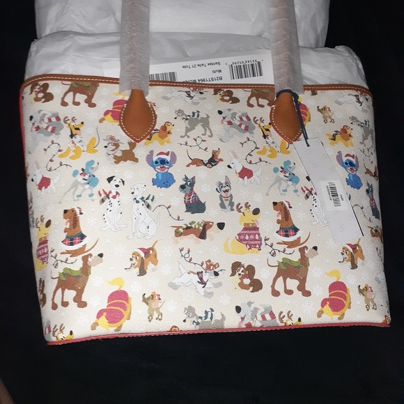 Dooney & Bourke | Disney Dogs Santa Tails Tote - Picture 5 of 8